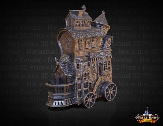 3D-Printed Merchant Dice Tower for Enhanced Tabletop Gaming - Theboxanddice