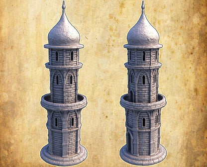 Eastern Watchtower Miniature with Playable Interior - Theboxanddice