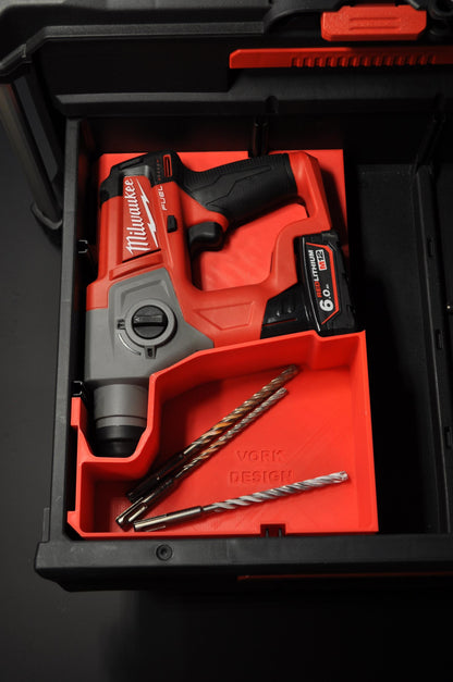 Packout Insert to suit M12 FUEL SDS Plus Rotary Hammer Drill CH - Theboxanddice