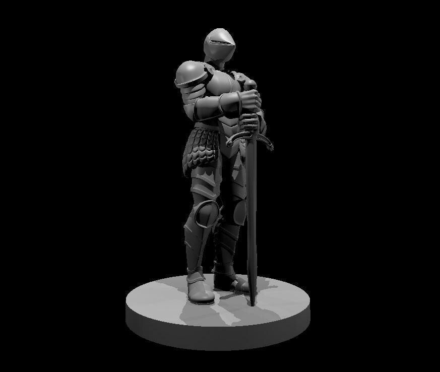 Knight Statue Metal Miniature - Theboxanddice