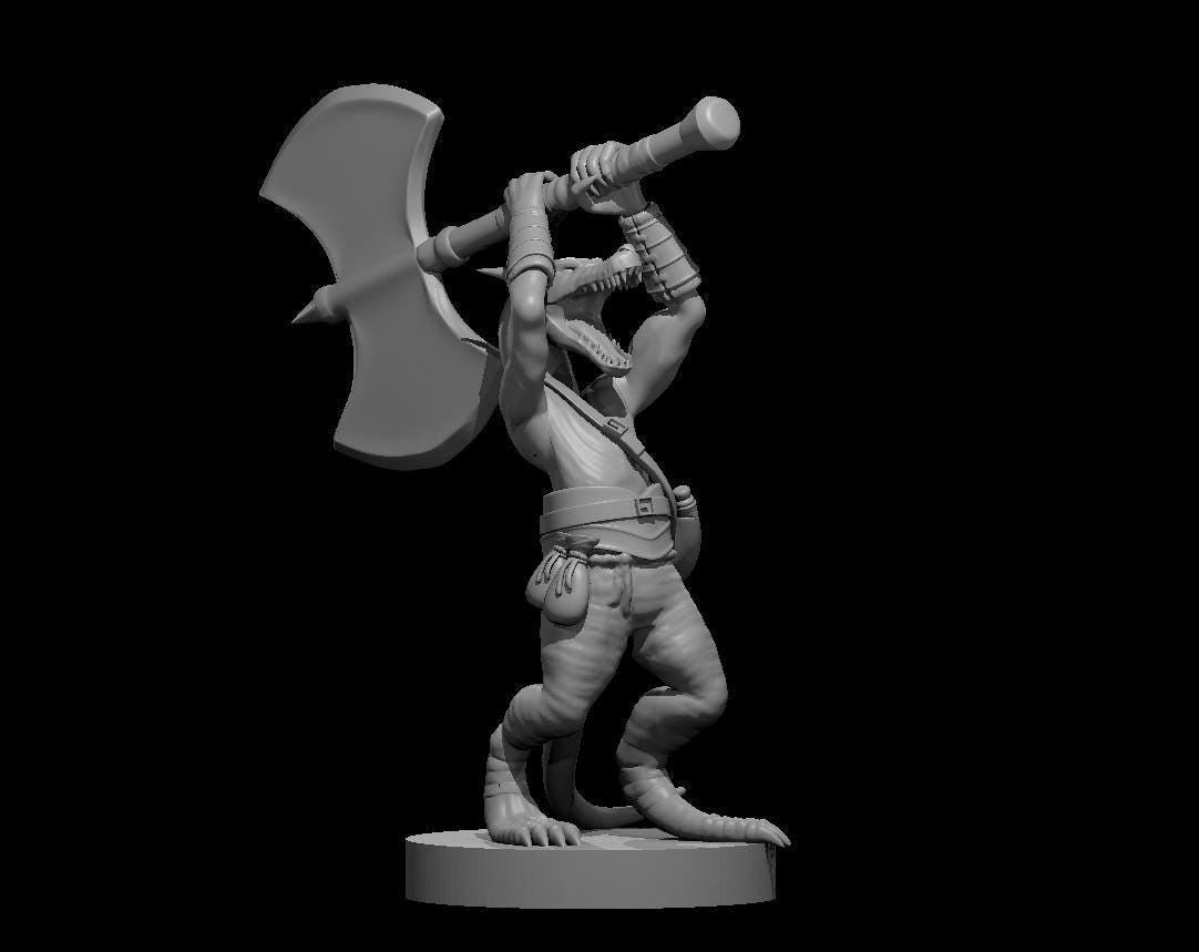 Kobold Warrior 3D Printed Miniature - Theboxanddice