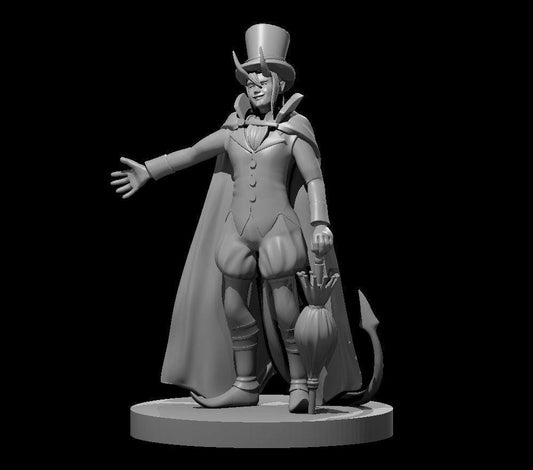 Tiefling Bard Ringmaster Miniature - Theboxanddice