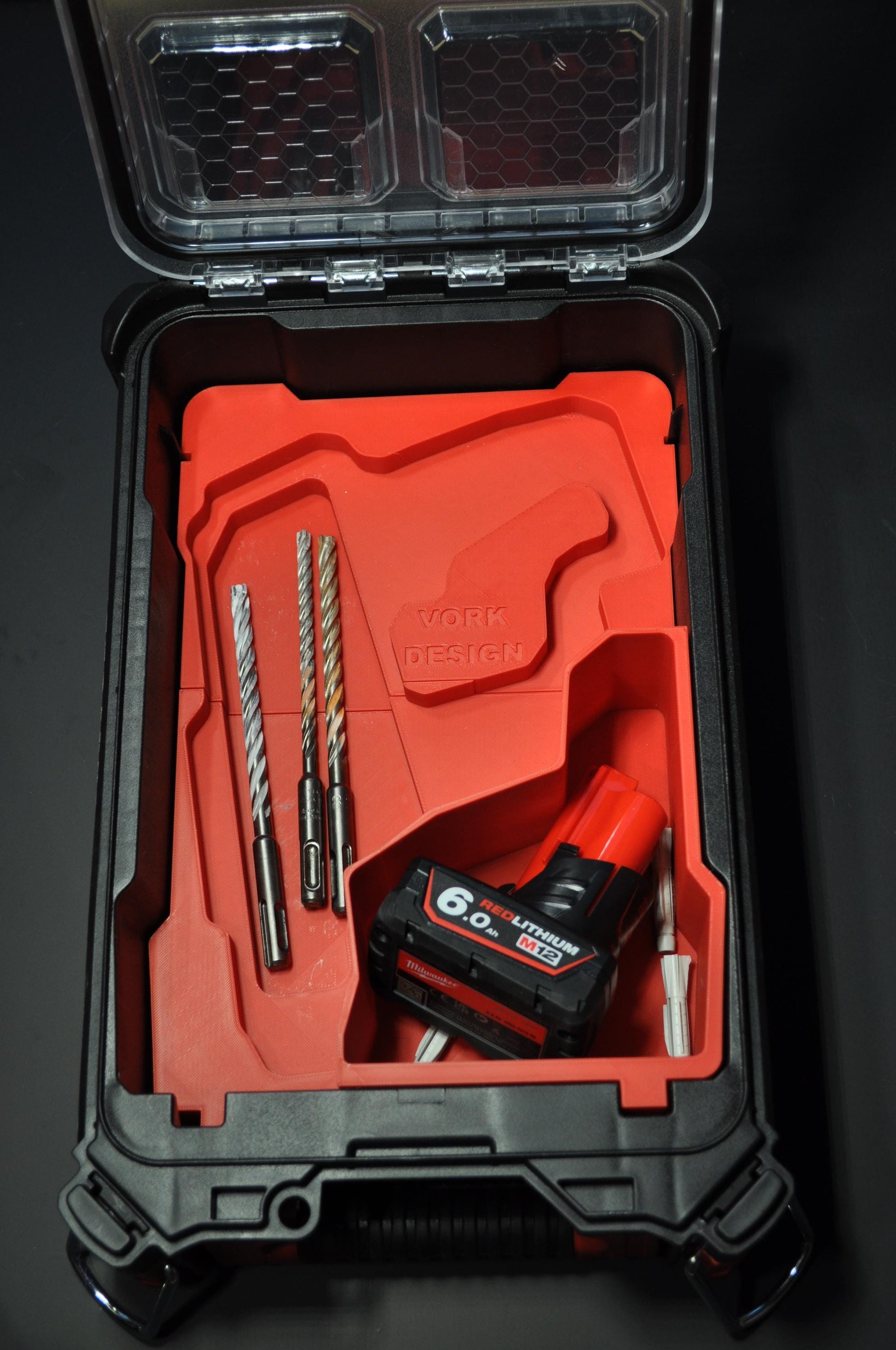 Packout Insert to suit M12 FUEL SDS Plus Rotary Hammer Drill CH - Theboxanddice