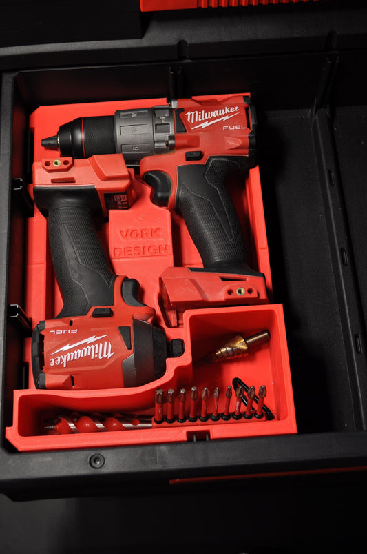 Packout Insert to suit M18 FUEL Drill and impact driver Combo GEN 4 - Theboxanddice