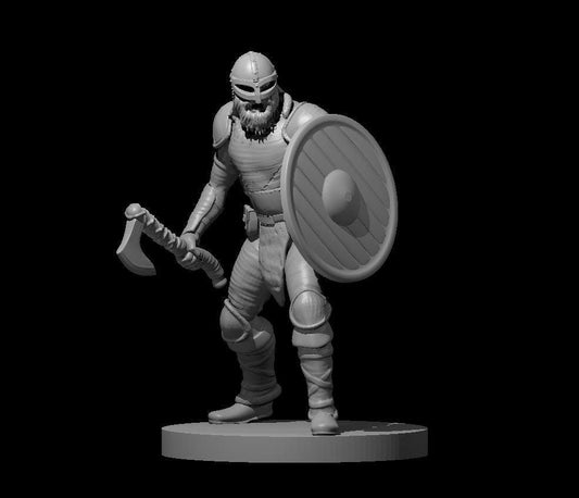 Miniature Human Barbarian 7 for DND Adventures - Theboxanddice