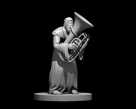 Miniature Tuba-Wielding Homeless Bard for DND - Theboxanddice