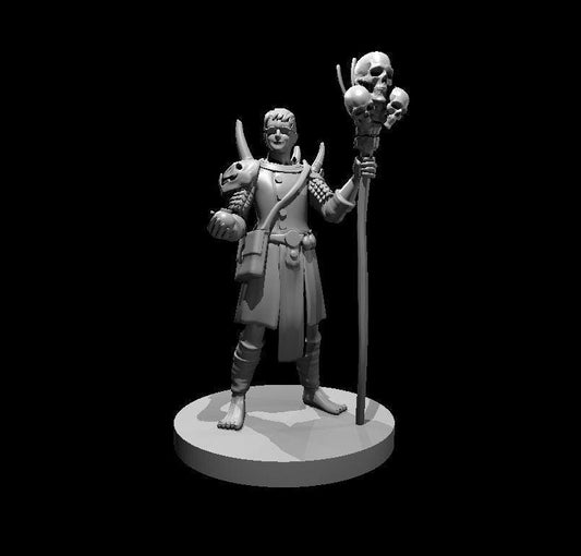 Human Male Druid Miniature #2 for DND - Theboxanddice