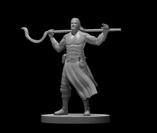 Human Male Druid Miniature #4 for DND - Theboxanddice