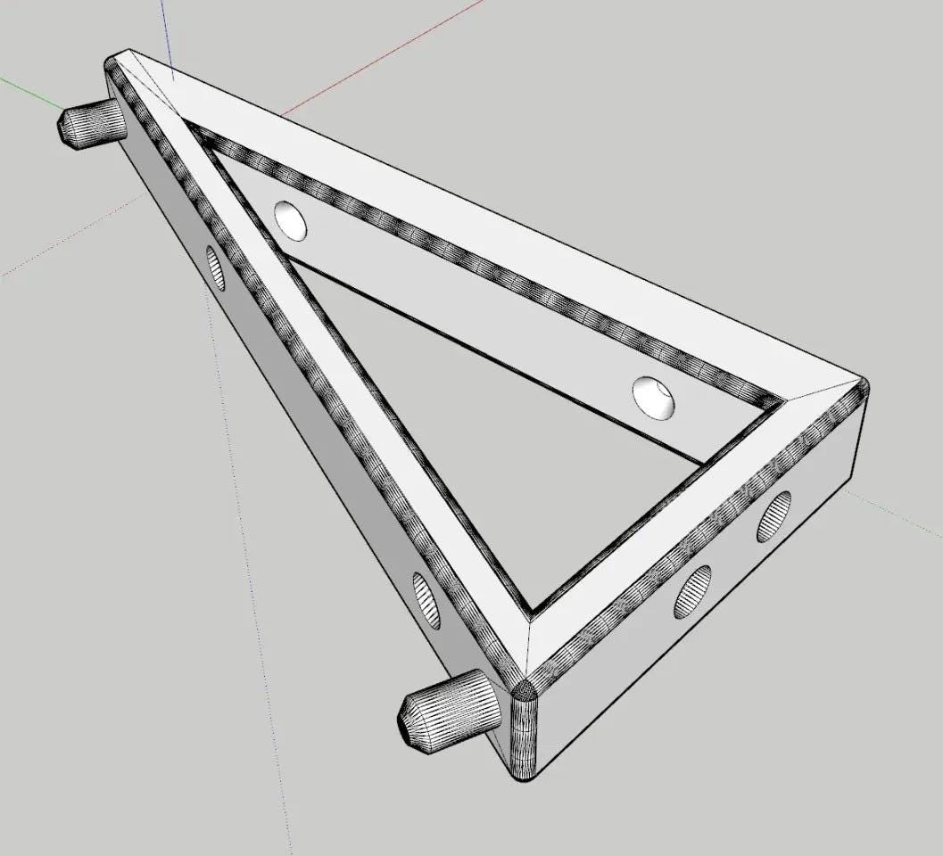 Makita 18V Dual Charger Wall Mount - PETG Printed Bracket - Theboxanddice