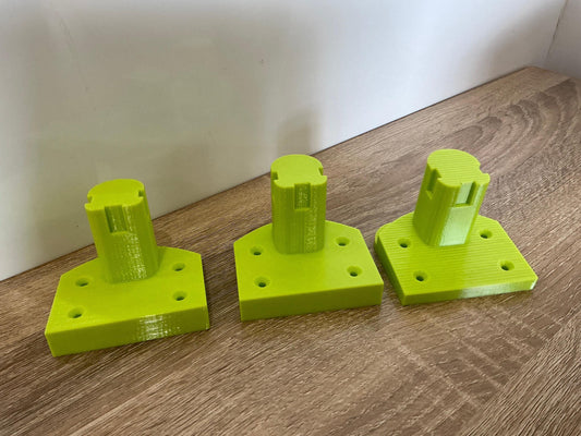 3D Printed Ryobi Tool Mounts - Wall & Bench Mounts in 3 Styles - Theboxanddice