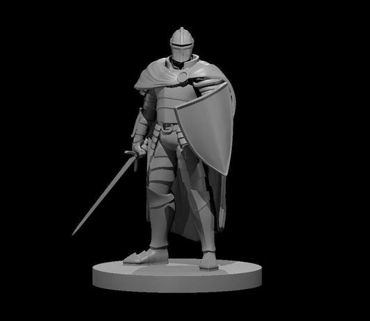 Human Male Warrior Figure #3 for Tabletop RPGs - Theboxanddice