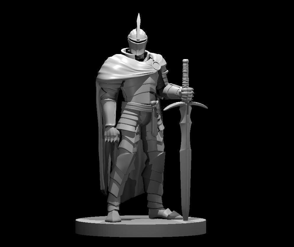 Human Male Warrior #2 Miniature - Theboxanddice